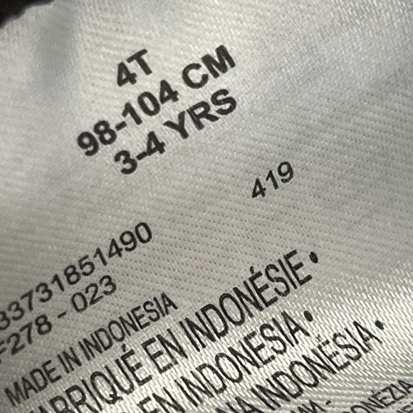 Nike 4T Boys Black Tracksuit Set 3-4yrs - Picture 5 of 5